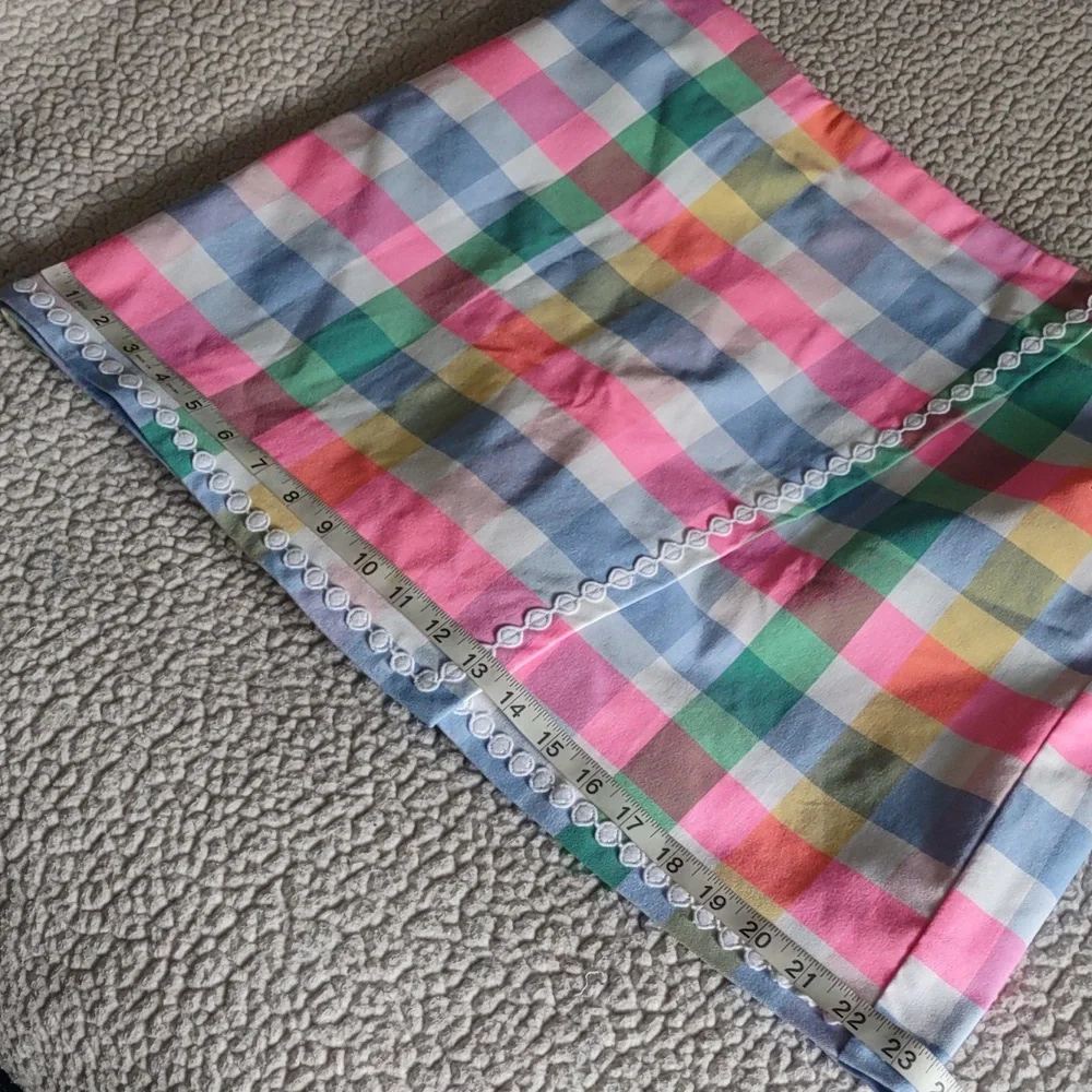 NWT Crown & Ivy Pastel Plaid Skort 16W